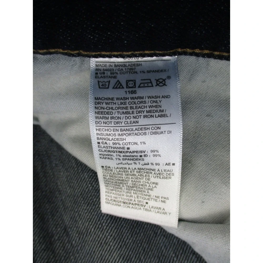 Old Navy Jeans Mens 33x30 Dark Wash Loose Fit Relaxed Denim Pants Utility